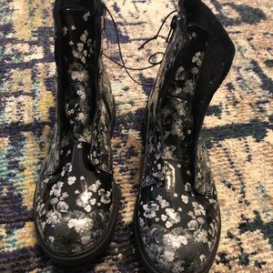 H & M Flower Boots